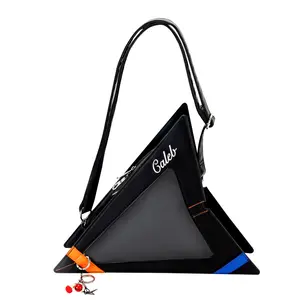 Kabaqoo Original Love and Deepspace Caleb ITA Bag – Light Meal Edition Crossbody Shoulder Bag for Women, Black Clear Window Tote for Pin Display, Lightweight Everyday Bag for Conventions, Commute & College