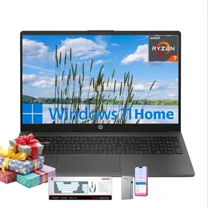 HP 255 G10 15 Business Laptop, AMD Ryzen 7 7730U, 15.6" Full HD Display, 32GB RAM, 512GB SSD, AMD Radeon Graphics, Numeric Keypad, Windows 11 Home,Bundle Accessory