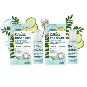 PROCURE Rosacare Medicated Redness Reduction CC Face Cream 2 Pack with Hyaluronic Acid & Cucumber Extract for Sensitive Skin
