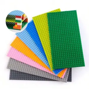 4pcs 16x32 Stud Baseplates for Building Bricks, Dual-Sided Compatibility, Multiple Colors, Compatible with All Main Brands, Party & Holiday Toys, Building Blocks Set