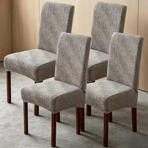 4/6 Dining Chair Covers, Stretch Parsons Chair Slipcovers Set for Home, Kitchen, Dining Room, and Banquets; Removable & Washable Protector