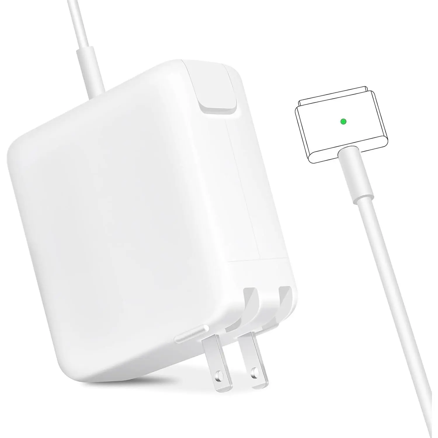 45W T-tip Plug AC Replacement Charger - Charger Compatible 11 inch & 13 inch Laptop Power Adapter with A1435 Model Fit, LED Status Indicator (2012-2017), Dc Barrel Connector
