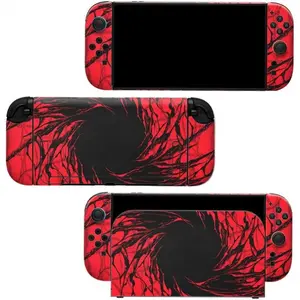 Epic Red Symbiote Dark Skin Decal for Nintendo Switch & Switch 2 | Gamer Aesthetic Setup