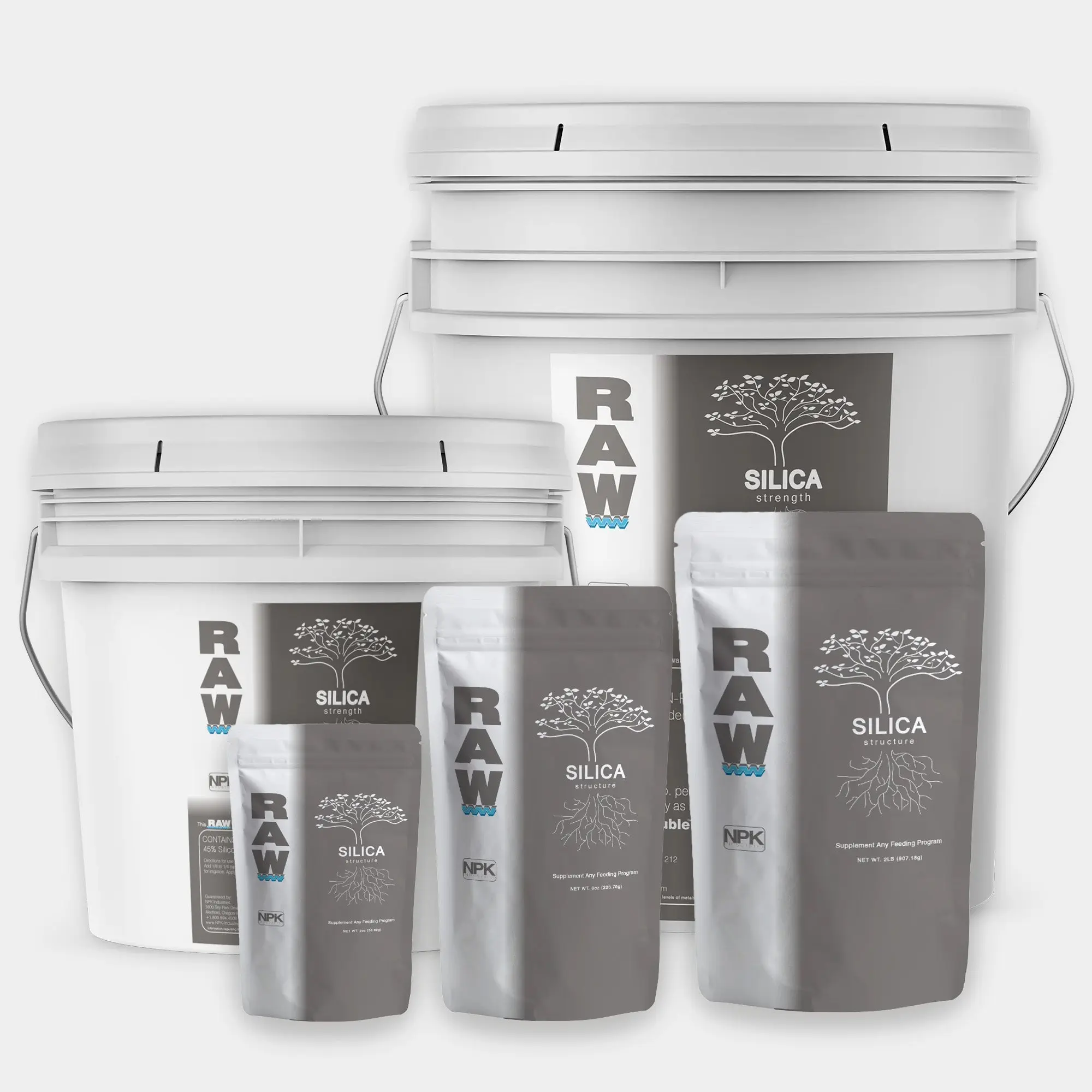 RAW Biogenic Silica Clean Powder, 45% Silicon Dioxide, pH Neutral Garden Soil Amendment