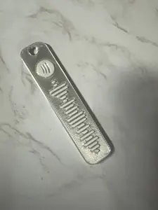 Customizable Spotify Code Keychain, Fashion Accessory, Personalized Costume Jewelry Keychain for Gifting