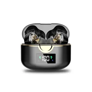 LALIVE T22 Wireless Sport Earbuds TWS Bluetooth 5.1 LED Display Earphone Headset Headphone HIFI Stereo Audio Charging Noise Cable Connection Digital Game Microphone Mobile Metal Rubber Electronic