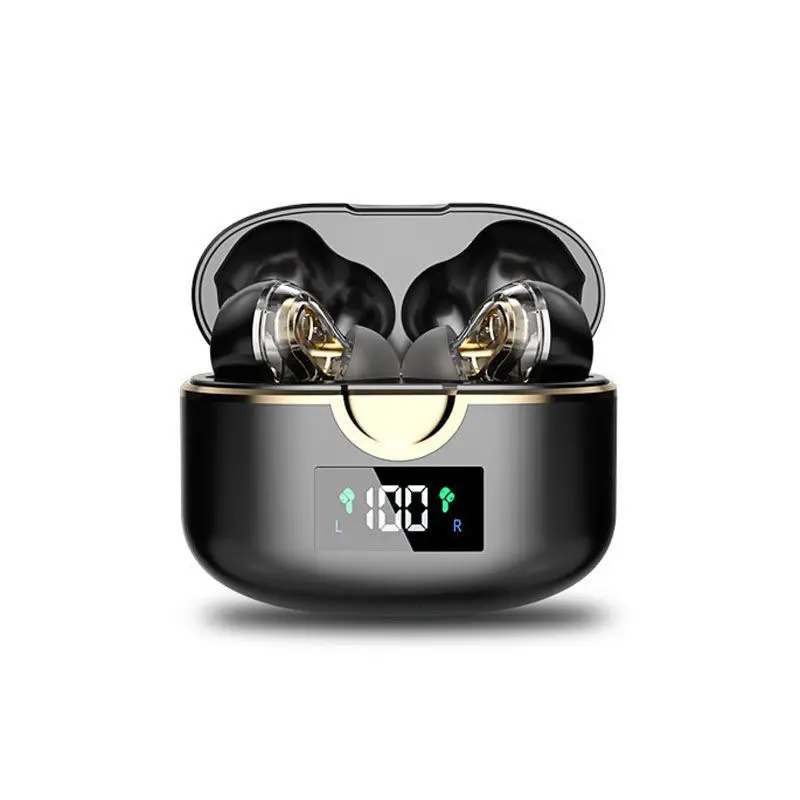 LALIVE T22 Wireless Sport Earbuds TWS Bluetooth 5.1 LED Display Earphone Headset Headphone HIFI Stereo Audio Charging Noise Cable Connection Digital Game Microphone Mobile Metal Rubber Electronic