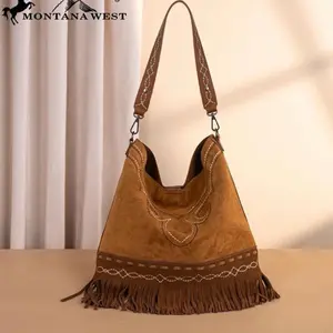 Montana West Fringe Hobo Bag
