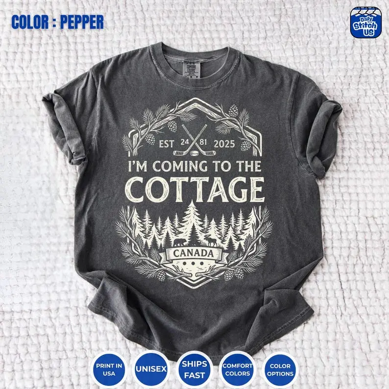 I'm Coming to the Cottage Shirt Comfort Colors? Shirt Romance Hockey - TV Show Shirt , Heated Rivalry Merch