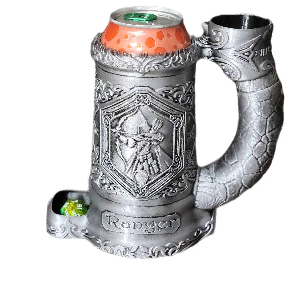 Ranger 12 oz Dice Roller Can Holding Mug - Perfect for Gaming - Cup, Drinkware Coozie Washable