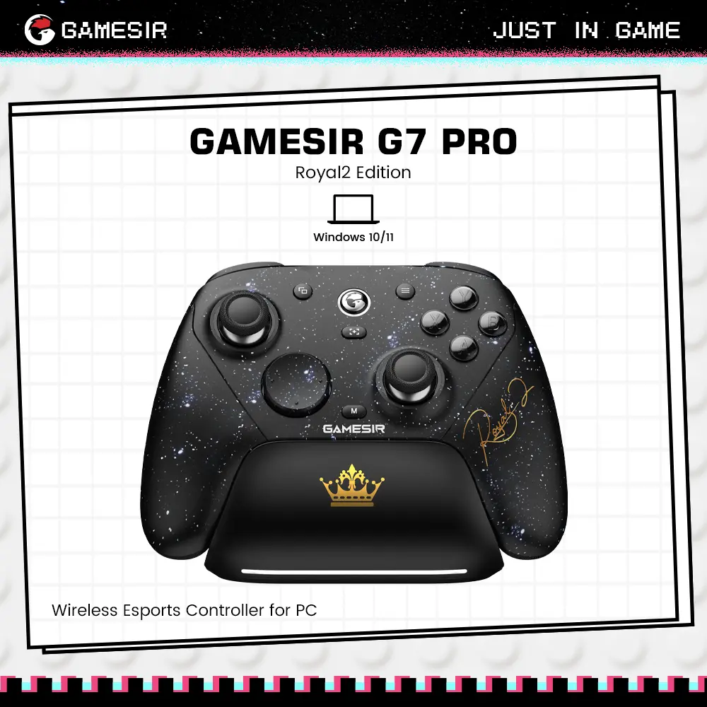 GameSir G7 Pro 8K PC - Royal2 Edition. Wireless Esports Controller for PC