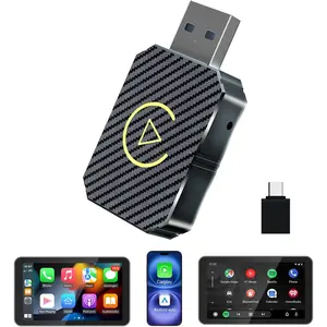Convert Wired to Wireless in Seconds, Compact Design with USB Extension Cable, Stable Connection & Near-Zero Latency for 2020+ Vehicles
