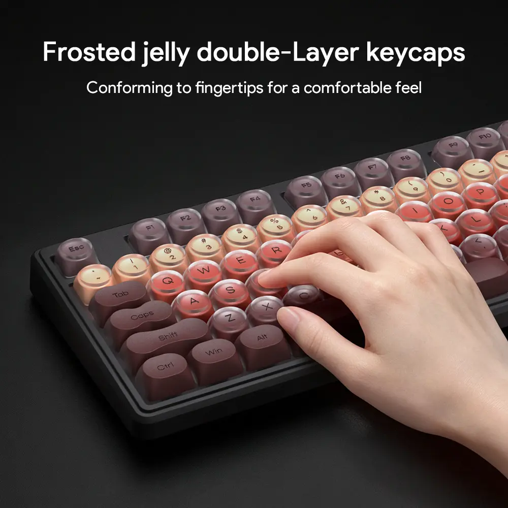 FURYCUBE IP108 (PRO) Foundation Keyboard,108 keys Tri-mode Cute Classic Keyboard with Number Pad,Membrane keyboard,RGB Backlit Ergonomic Office Silent Computer Keyboard for PC, MAC, PS4, Xbox ONE Gamer,Giftguide FURYCUBE IP108 (PRO) Foundation Keyboard,108 keys Tri-mode Cute Classic Keyboard with Number Pad,Membrane keyboard,RGB Backlit Ergonomic Office Silent Computer Keyboard for PC, MAC, PS4, Xbox ONE Gamer,Giftguide