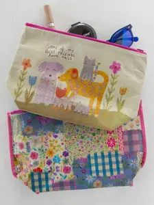 Reversible Zip Pouch Large