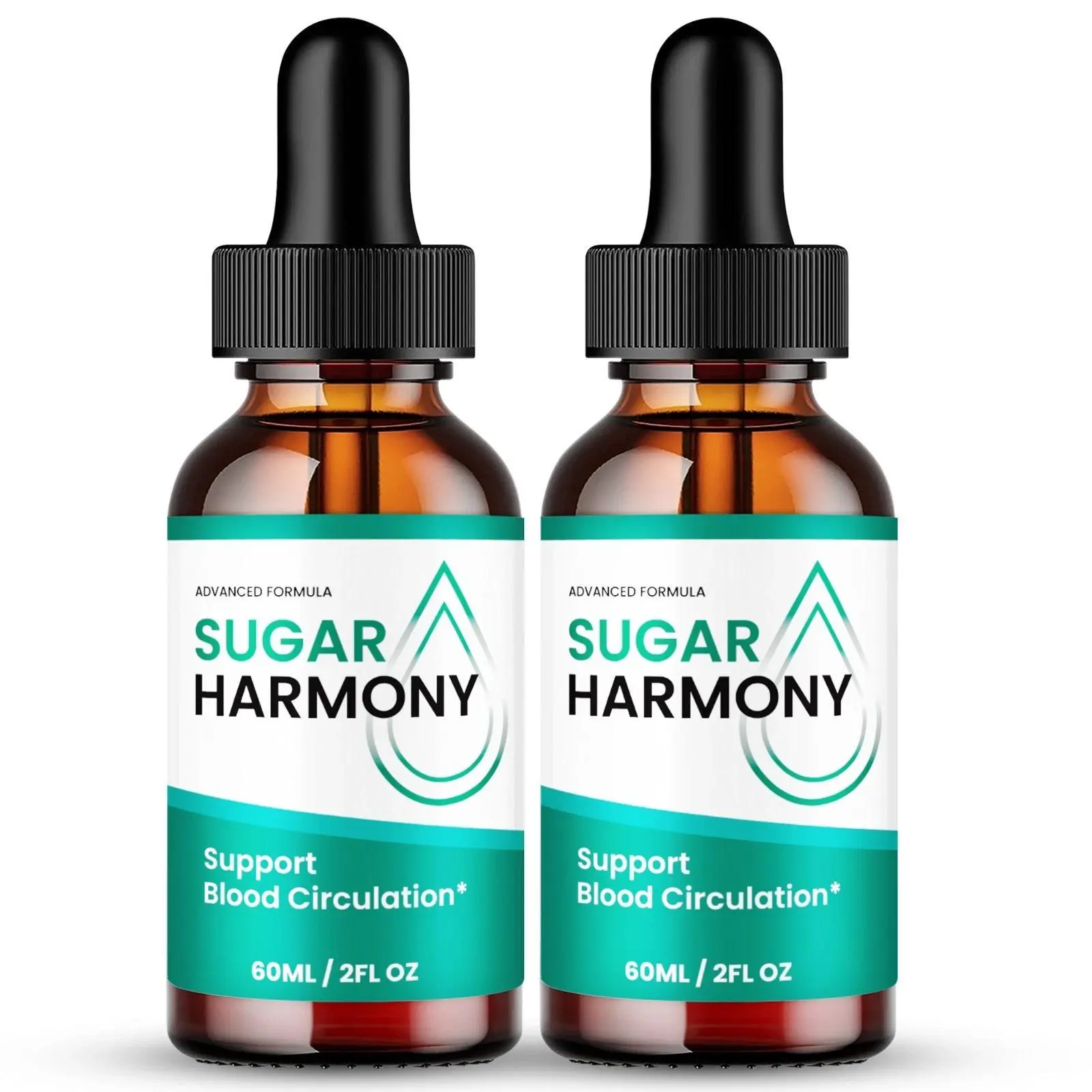(2 Pack) Sugar Harmony Drops, Advanced Blood Health Support Formula Droppers Healthcare Vitamin