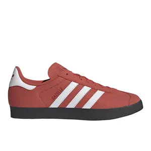 adidas Mens Gazelle Lace Up Sneakers Shoes Casual - Red