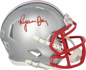 Ryan Day Ohio State Buckeyes Autographed Riddell Eclipse Mini Helmet - Fanatics Authentic Certified