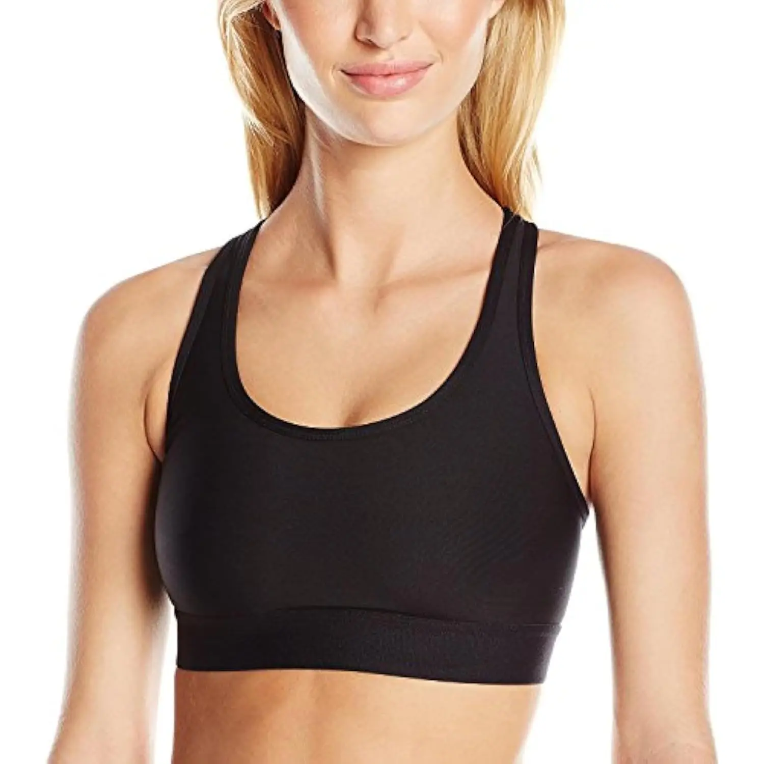 Hanes Women’S Wireless Racerback Sports Bra, Moisture-Wicking Compression Support Bra Hanes Women's Activewear