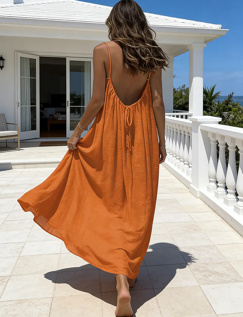 Natural Life Dresses, Women's Open Back Spaghetti Strap Beach Maxi Dress Loose Flowy Vacation Sundress, Casual Sleeveless Dress for Summer - TikTok Shop Natural Life Dresses, Women's Open Back Spaghetti Strap Beach Maxi Dress Loose Flowy Vacation Sundress, Casual Sleeveless Dress for Summer - TikTok Shop