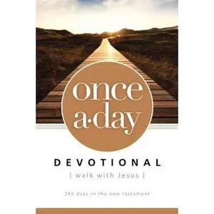 USED-Niv, Once-A-Day Walk with Jesus Devotional, Paperback: 365 Days in the New Testament by Zondervan (Paperback)