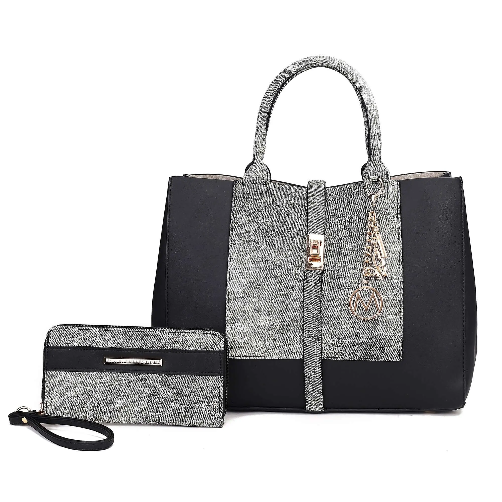 MKF Collection Yola Tote Bag and Wallet set by Mia K