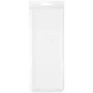 Collecting Warehouse Clear Plastic Clamshell Package / Storage Container, 8.19" H x 3" W x 1.5" D