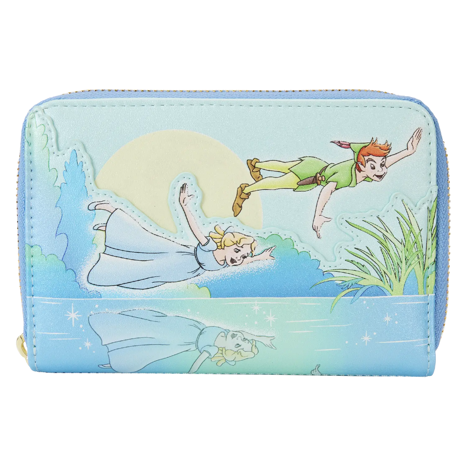 Peter Pan You Can Fly Glow Zip Around Wallet