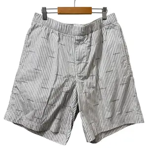 Pre-owned GIVENCHY Cotton Small Leather Goods Stripe Print Shorts