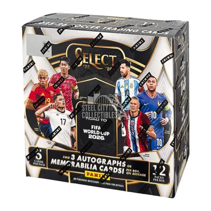 2025-26 Panini Select Road to the FIFA World Cup Soccer Hobby Trading Cards