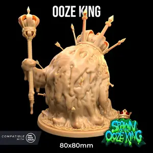 Ooze King Spawn of the Ooze King Army | The Dragon Trappers Lodge | 32mm Scale | Miniature TTRPG Mini DnD Dungeons Dragons Wargame