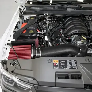 VEVOR Cold Air Intake, 3.9 Inch Cold Air Intake System+ Heat Shield Compatible with 1999-2006 Chevy Silverado/GMC Sierra 1500 V8 4.8L/5.3L, High Flow Filter Kit Improve Horsepower, Throttle Response