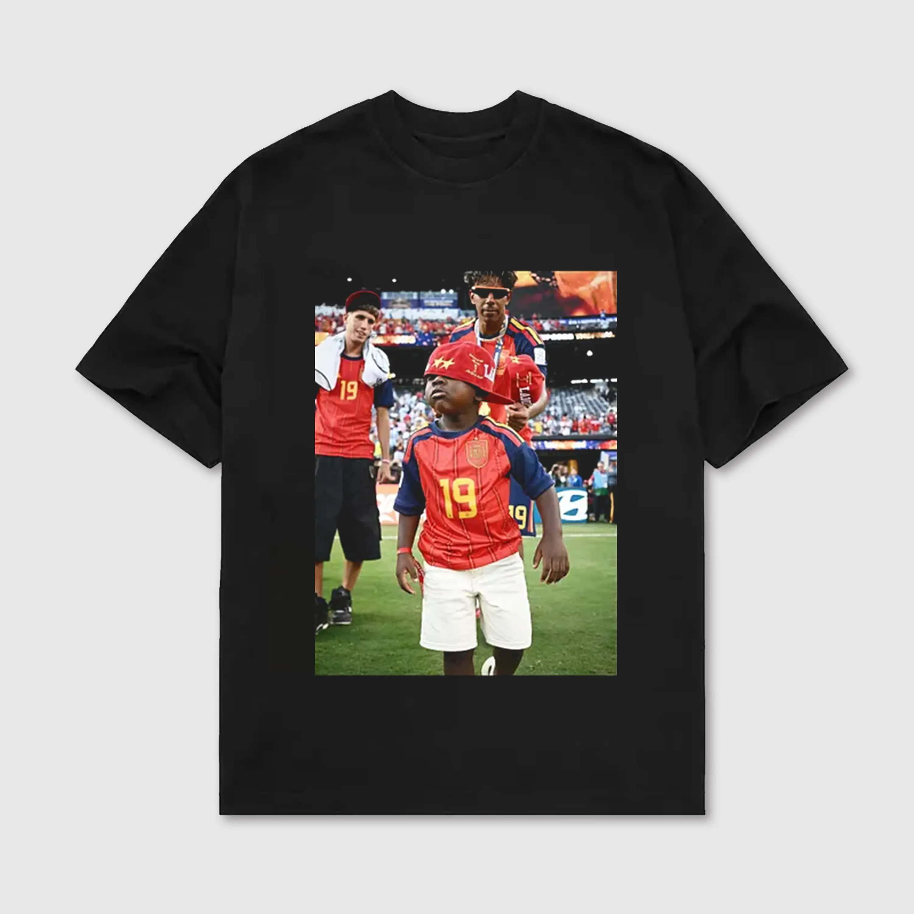Funny Spain Tee, Mens Unisex Cotton Short-Sleeve Round Neck T-Shirt Soccer Legend Graphic Tee, Streetwear for Soccer Fans, Football Fan Gift