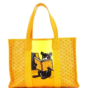 Pre-owned Goyard Canvas Coated Tote Bags REBAG Villette Tote Printed Coated Canvas MM by Rebag