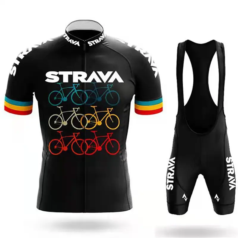 Multi-Size Unisex Cycling Jersey Set, Short-Sleeve Graphic Kit for Summer Mountain Biking and Outdoor Racing, Cycling Sports Wear, Unisex Fit, S