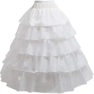 Hoop Skirt For Women Ball Gown Petticoat Skirt Slip Crinoline Underskirt Half Slips S-2xl