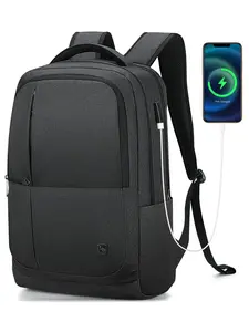 Casual Laptop Backpack, for 17 Inch Laptop, Business Backpack with USB Port, Lightweight Large Backpack for Men & Women, Travel Daypack