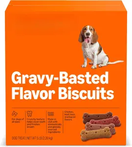Gravy Basted Flavor Biscuits Dog Treats 5 lb. Box
