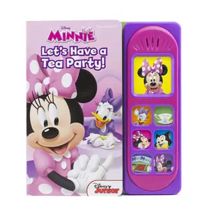 Disney Junior Minnie: Let's Have a Tea Party! Sound Book [With Battery] -- Erin Rose Grobarek - Board Book