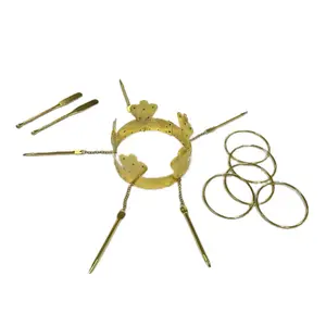Herramientas de Ochun Orisha Set with Traditional and Golden Accessories for Authentic Rituals Religious