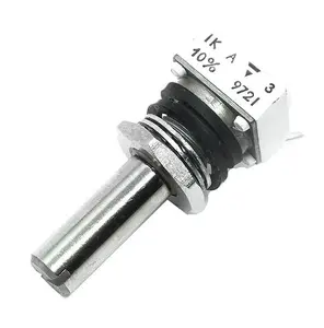 1k Ohm +/-`10% Linear Taper Potentiometer 1/4" Shaft Diameter with Hardware