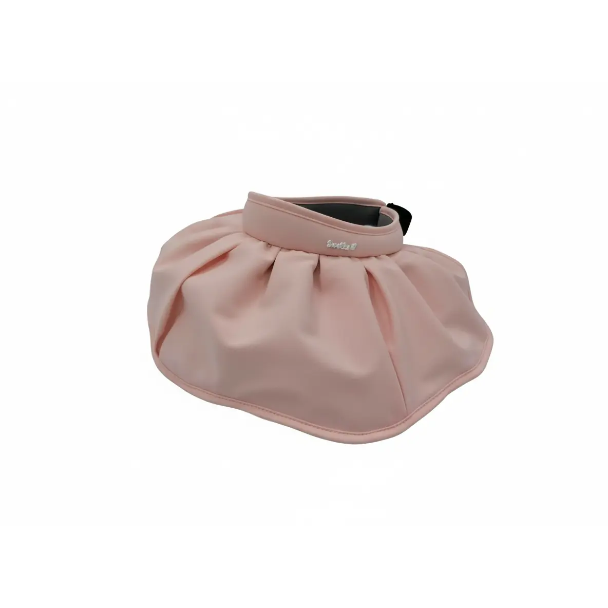 Swelly Elegant Topless Sunbonnet, a Plain Handcrafted Luxury Hat Made with Sun-Protective Fabric, Adjustable Unisex Fit - She She Pink, Fashion, Handmade By Expert Artisans, Fitted, Everyday, Modern Silhouette, Visor, Adjustable Headband, Avant-Garde Cut