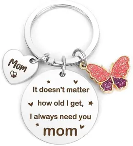 Mother's Day Gifts for Mom Gifts from Daughter Son The Best Mom Birthday Gift Ideas Cute Keychain Present for Mother Bonus Step Mama Keyring Gift for Eeaster Stuff Christmas Thanksgiving Valentines