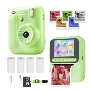 Printable Camera, Instant Print Camera, Capture Every Moment, Fun Toy for Childhood Memories, Perfect Gift for Young Photographers