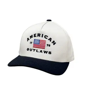 American Outlaws Trucker Hat - Adjustable High Quality Embroidery for Men and Women - Vintage Design