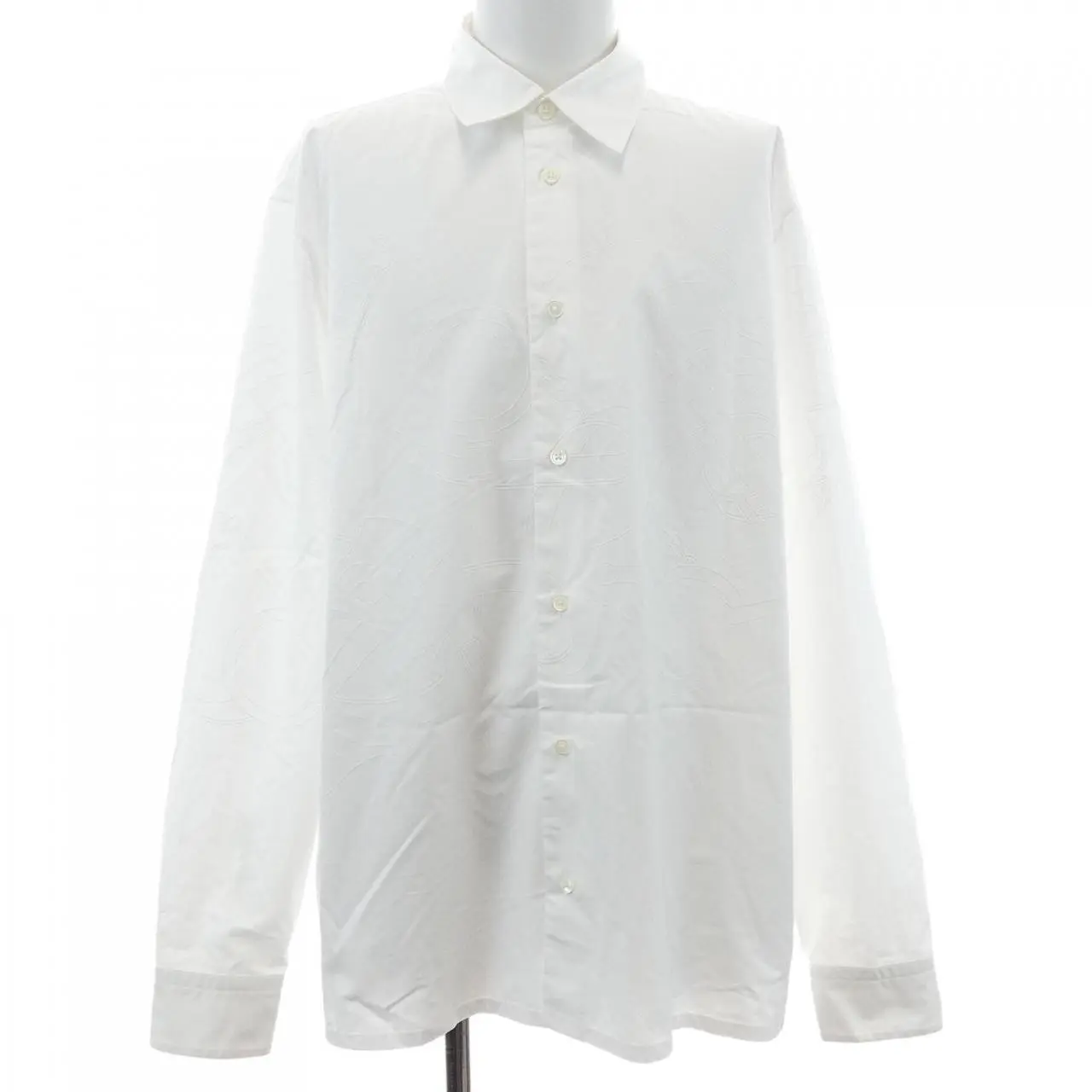 Pre-owned HERMÈS Cotton Small Leather Goods Hermes Eperon dOr 3D Shirt