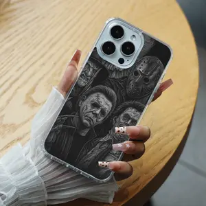 Friday the 13th Horror Collection for iPhone 17/16/15/14/13/12/iPhon X/17PROMAX/Samsung(S22/S23/S24/S25) Transparent Magnetic Phone Case Does Not Interfere with Signal Comfortable Touch iphone 15 pro max case iphone 13 cases BO1013062