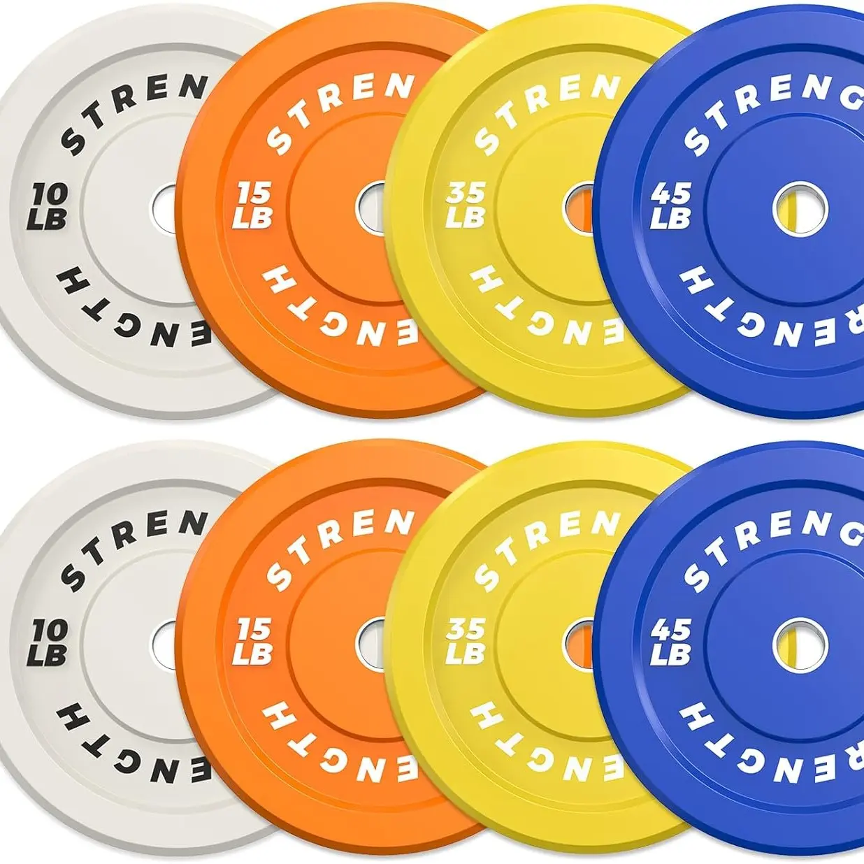 210LB (10lbs*2+15lbs*2+35lbs*2+45lbs*2)