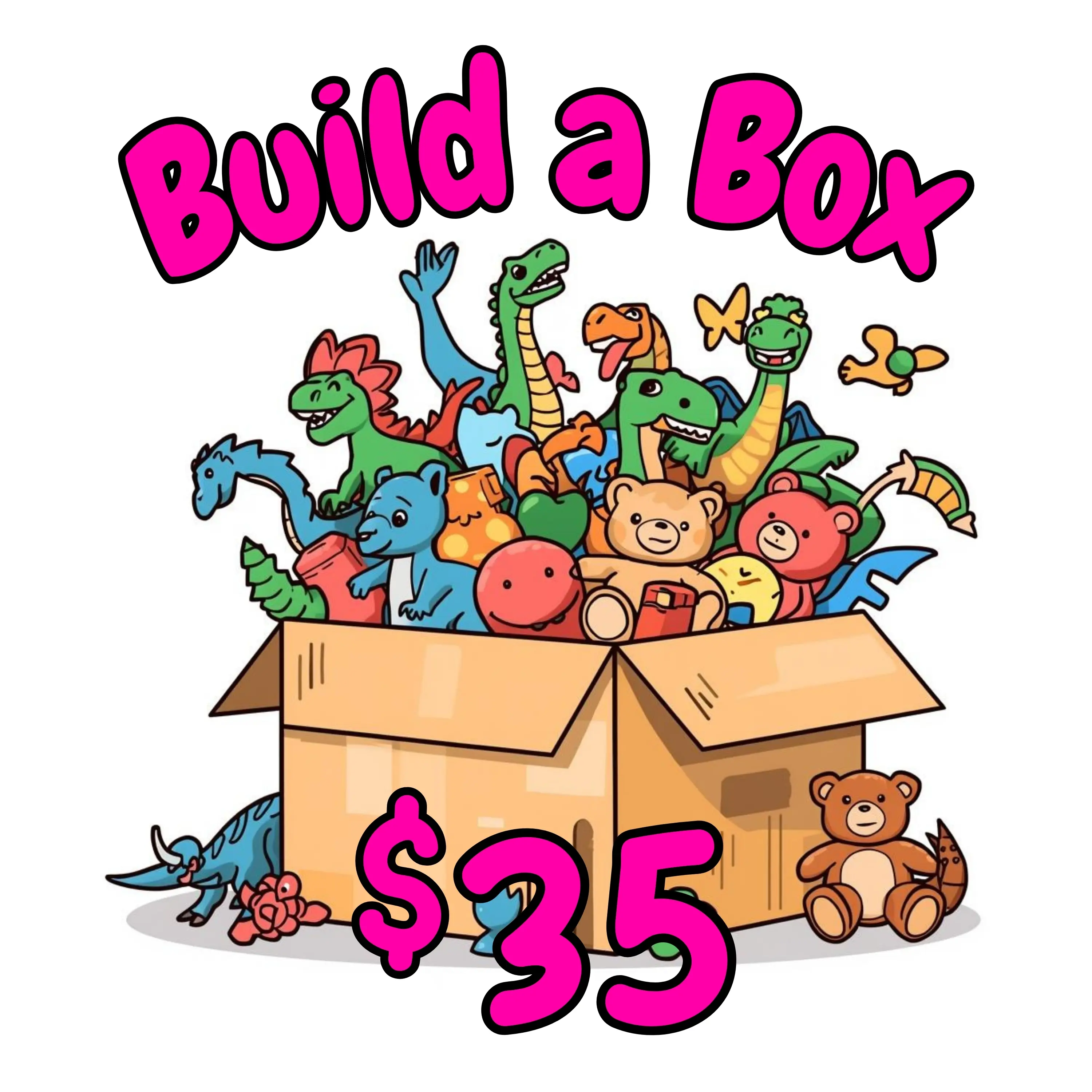 $35 Build-a-Box ($5 Bonus) of 3D Printed Collectables