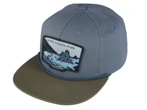 Sendero Provisions Co. Olympic National Park Braided Snapback Hat (Steel Blue)