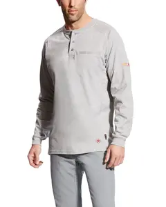 Ariat Men's Men'S Fr Air Henley Long Sleeve Work Shirt - 10022599
